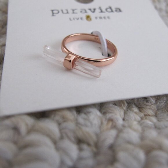 New - Pura Vida Luna Quartz Ring - Picture 2 of 7